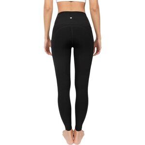 90 Degree by Reflex Black Mid Rise 7/8 Athletic Leggings XS